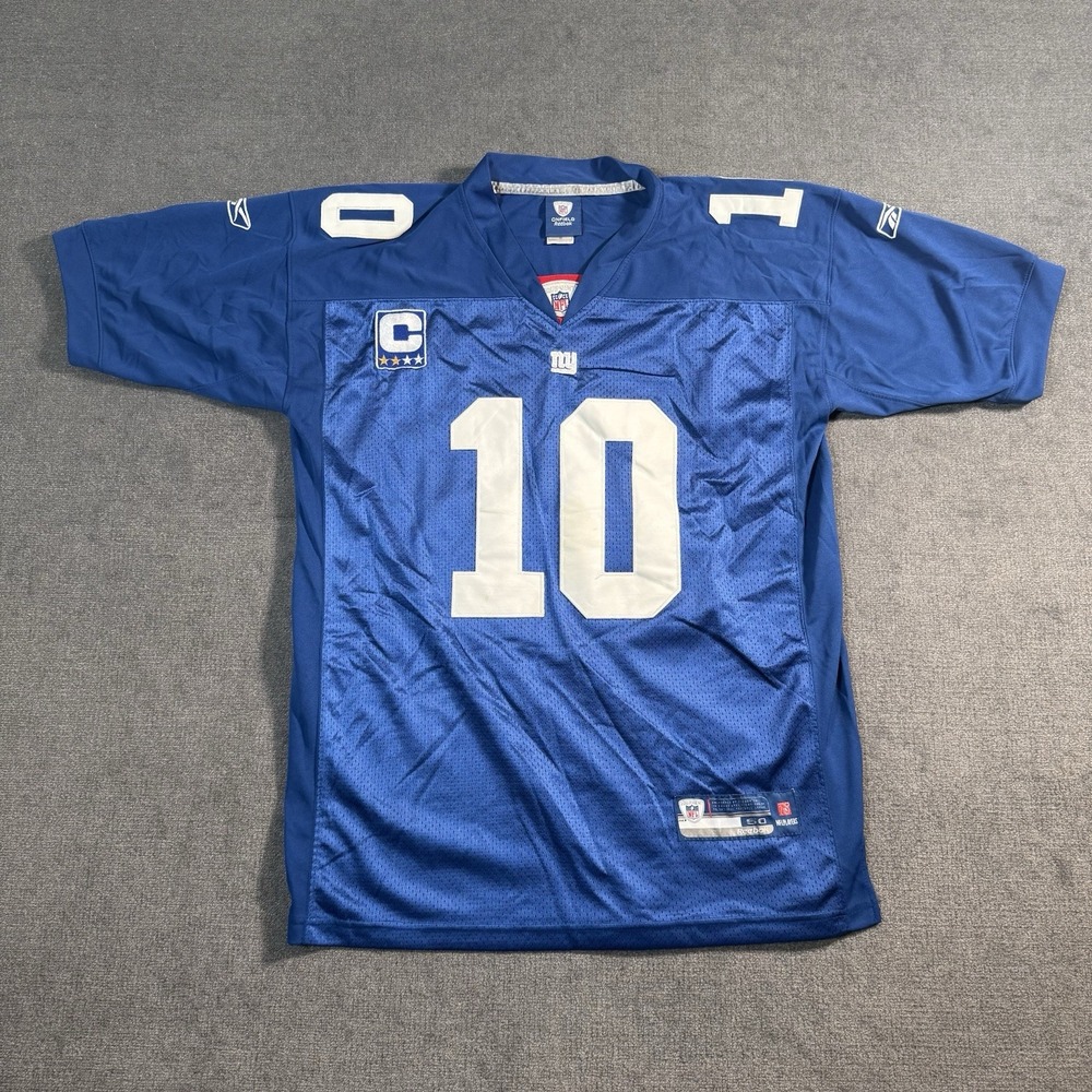 Vintage Eli Manning NY Giants Reebok On Field Jersey Size 50 NFL Equipment Y2K